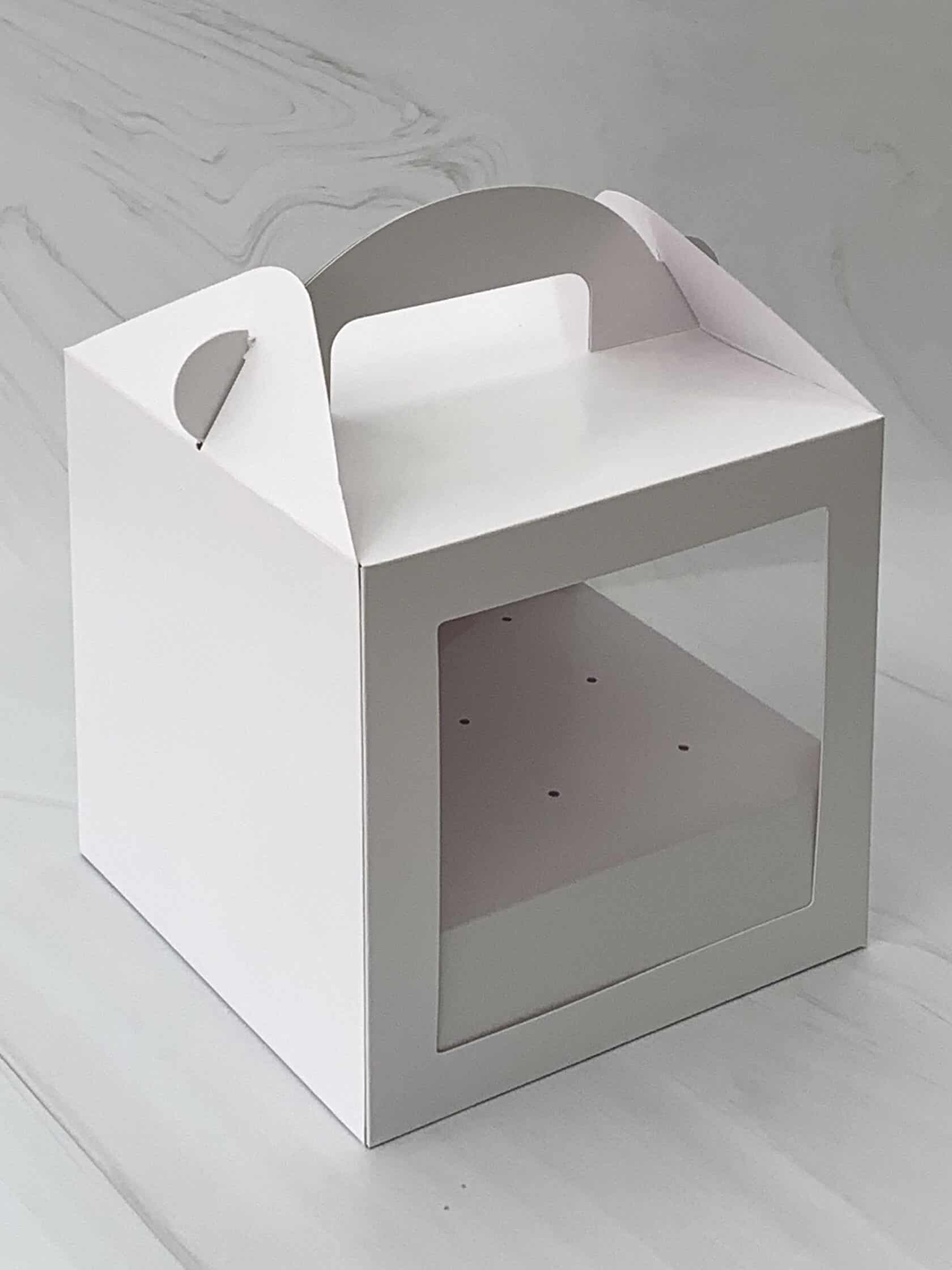 Упаковка под кейк-попсы/пряничный домик, белая — изображение 3